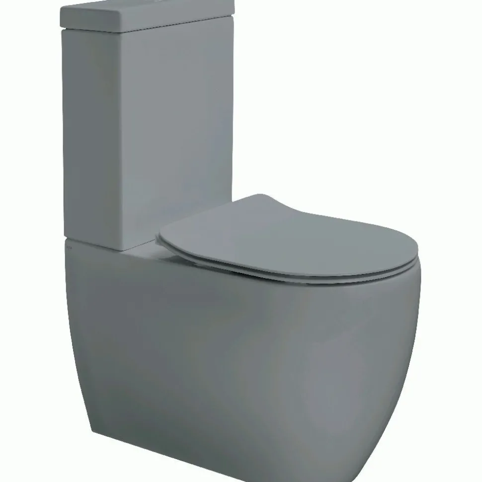WC-istuin Lavabo Glomp, huuhtelukaulukseton, valkoinen