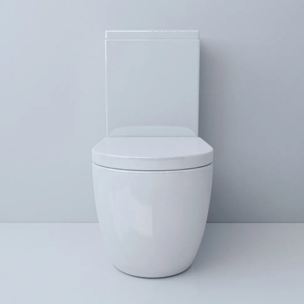 WC-istuin Lavabo Studio BTW, soft close -kannella, valkoinen