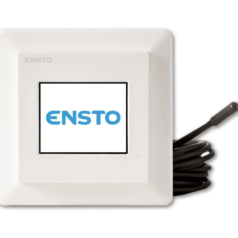 Yhdistelmätermostaatti Ensto Eco 16 Touch 16A IP21 valkoinen