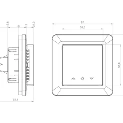 Yhdistelmätermostaatti ETH-7-Segment Etherma