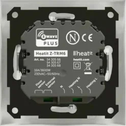 Yhdistelmätermostaatti Heatit Z-Wave Z-TRM6