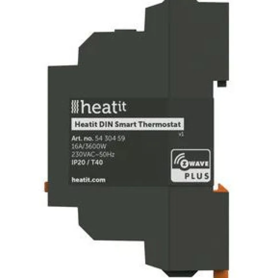 Yhdistelmätermostaatti Heatit Z-Wave DIN Smart 16A Modbus