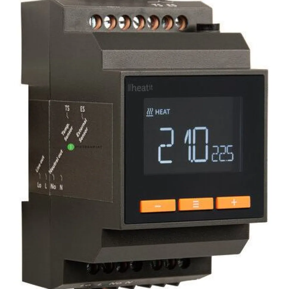 Yhdistelmätermostaatti Heatit Z-Wave DIN Smart 16A Modbus