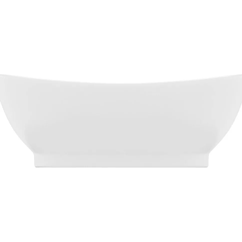 Ylellinen pesuallas ovaali matta valkoinen 58,5x39 cm