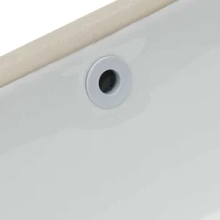 Ylivuotoaukon koristerengas Lavabo, Ø22 mm, valkoinen