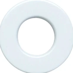 Ylivuotoaukon koristerengas Lavabo, Ø22 mm, valkoinen