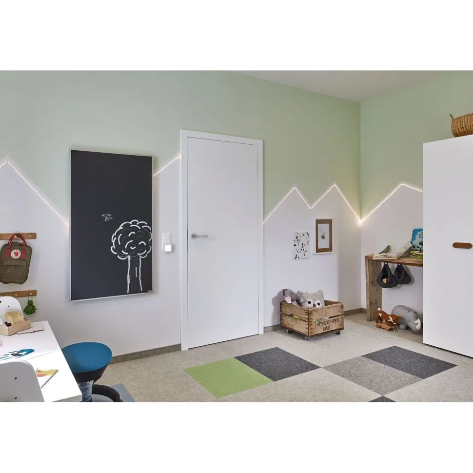 Yövalo Paulmann Esby Square, 3000K, 0,7lm, hämärätunnistin